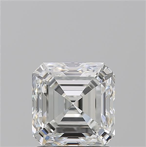 Foto Diamante Natural 1.70 quilates, Asscher , Color G, claridad VVS1 y certificado GIA de
