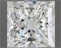 Natural Diamond 3.01 Carats, Princess with  Cut, I Color, VS1 Clarity and Certified by GIA