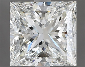 Picture of Natural Diamond 3.01 Carats, Princess with  Cut, I Color, VS1 Clarity and Certified by GIA