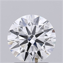 Lab Grown Diamond 1.52 Carats, Round with Ideal Cut, D Color, VS1 Clarity and Certified by IGI