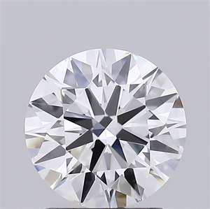 Picture of Lab Grown Diamond 1.52 Carats, Round with Ideal Cut, D Color, VS1 Clarity and Certified by IGI
