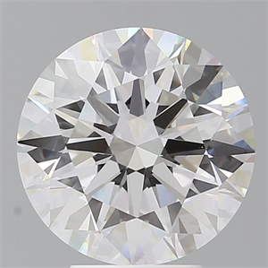 Picture of Lab Grown Diamond 4.59 Carats, Round with Ideal Cut, E Color, VVS2 Clarity and Certified by IGI