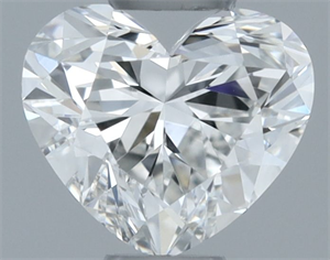 Picture of Natural Diamond 0.30 Carats, Heart with  Cut, F Color, IF Clarity and Certified by GIA