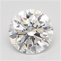 Diamante Natural 0.43 quilates, Redondo , Color F, claridad IF y certificado GIA