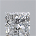 Diamante Natural 1.72 quilates, Princesa , Color D, claridad VS2 y certificado GIA