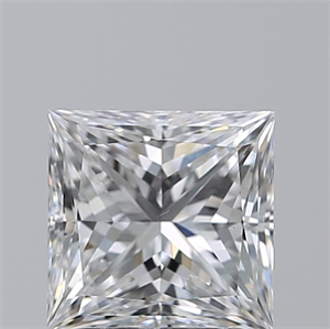 Foto Diamante Natural 1.72 quilates, Princesa , Color D, claridad VS2 y certificado GIA de