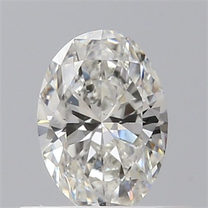 Picture of Natural Diamond 0.40 Carats, Oval with  Cut, H Color, SI1 Clarity and Certified by GIA