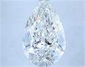 Diamante Natural 3.00 quilates, De pera , Color E, claridad SI2 y certificado GIA