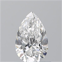 Natural Diamond 0.70 Carats, Pear with  Cut, E Color, VVS1 Clarity and Certified by GIA