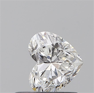 Picture of Natural Diamond 0.50 Carats, Heart with  Cut, F Color, SI2 Clarity and Certified by GIA