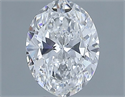 Natural Diamond 1.01 Carats, Oval with  Cut, D Color, VS1 Clarity and Certified by GIA