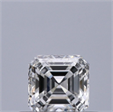 Natural Diamond 0.40 Carats, Asscher with  Cut, F Color, VS1 Clarity and Certified by GIA