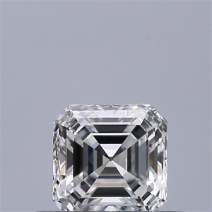 Picture of Natural Diamond 0.40 Carats, Asscher with  Cut, F Color, VS1 Clarity and Certified by GIA