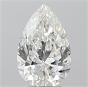 Natural Diamond 3.52 Carats, Pear with  Cut, G Color, SI2 Clarity and Certified by GIA