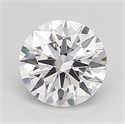 Lab Grown Diamond 1.08 Carats, Round with Ideal Cut, D Color, VVS2 Clarity and Certified by IGI