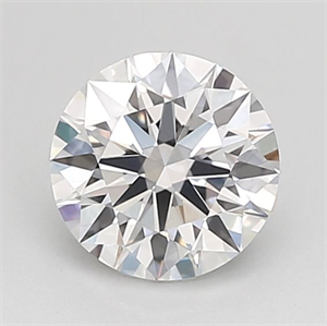 Picture of Lab Grown Diamond 1.08 Carats, Round with Ideal Cut, D Color, VVS2 Clarity and Certified by IGI
