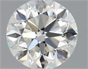 Natural Diamond 0.70 Carats, Round with Very Good Cut, G Color, VVS1 Clarity and Certified by IGI