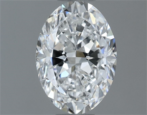 Picture of Natural Diamond 1.00 Carats, Oval with  Cut, E Color, VVS2 Clarity and Certified by GIA