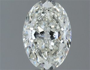 Picture of Natural Diamond 1.00 Carats, Oval with  Cut, I Color, SI2 Clarity and Certified by IGI