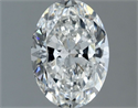 Natural Diamond 1.22 Carats, Oval with  Cut, G Color, I1 Clarity and Certified by GIA