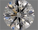 Natural Diamond 0.73 Carats, Round with Excellent Cut, G Color, SI1 Clarity and Certified by IGI
