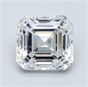 Natural Diamond 1.51 Carats, Asscher with  Cut, D Color, VS2 Clarity and Certified by GIA