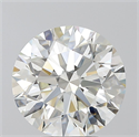 Diamante Natural 4.27 quilates, Redondo , Color J, claridad VVS2 y certificado GIA