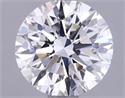 Lab Grown Diamond 1.41 Carats, Round with Ideal Cut, F Color, VVS2 Clarity and Certified by IGI