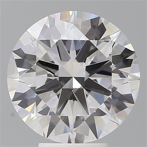 Picture of Lab Grown Diamond 5.50 Carats, Round with Excellent Cut, F Color, VVS2 Clarity and Certified by IGI