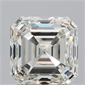 Natural Diamond 2.01 Carats, Asscher with  Cut, K Color, VVS2 Clarity and Certified by GIA