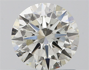 Picture of Natural Diamond 1.00 Carats, Round with Very Good Cut, I Color, SI1 Clarity and Certified by IGI