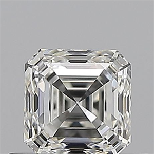 Picture of Natural Diamond 0.50 Carats, Asscher with  Cut, H Color, VVS1 Clarity and Certified by GIA