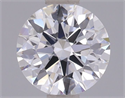 Lab Grown Diamond 1.04 Carats, Round with Ideal Cut, D Color, VS1 Clarity and Certified by IGI