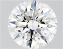 Diamante Natural 1.30 quilates, Redondo , Color G, claridad IF y certificado GIA