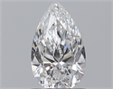Natural Diamond 0.76 Carats, Pear with  Cut, D Color, SI1 Clarity and Certified by GIA
