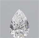 Diamante Natural 0.52 quilates, De pera , Color D, claridad VVS1 y certificado GIA
