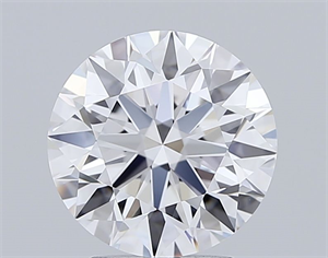Picture of Lab Grown Diamond 2.54 Carats, Round with Ideal Cut, D Color, IF Clarity and Certified by IGI