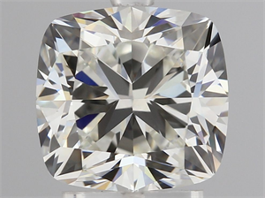 Foto Diamante Natural 2.50 quilates, Del cojín , Color J, claridad VVS2 y certificado GIA de