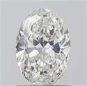 Natural Diamond 0.90 Carats, Oval with  Cut, G Color, VVS1 Clarity and Certified by GIA