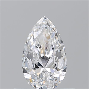 Foto Diamante Natural 0.51 quilates, De pera , Color E, claridad VVS1 y certificado GIA de