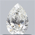 Natural Diamond 0.40 Carats, Pear with  Cut, G Color, SI1 Clarity and Certified by GIA