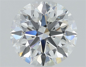 Picture of Lab Grown Diamond 1.00 Carats, Round with Ideal Cut, E Color, IF Clarity and Certified by IGI