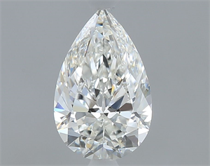 Foto Diamante Natural 0.56 quilates, De pera , Color G, claridad IF y certificado GIA de