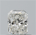 Natural Diamond 0.38 Carats, Radiant with  Cut, H Color, VVS1 Clarity and Certified by GIA