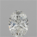 Natural Diamond 1.01 Carats, Oval with  Cut, H Color, VS2 Clarity and Certified by GIA