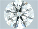 Natural Diamond 3.50 Carats, Round with Excellent Cut, J Color, VS2 Clarity and Certified by IGI