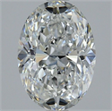 Natural Diamond 2.50 Carats, Oval with  Cut, F Color, VS2 Clarity and Certified by GIA