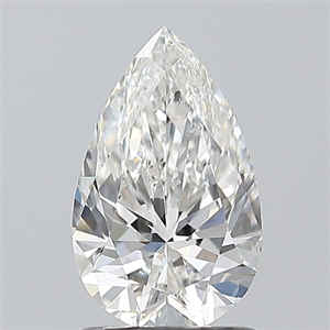 Picture of Natural Diamond 1.20 Carats, Pear with  Cut, F Color, SI1 Clarity and Certified by GIA