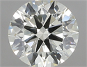 Natural Diamond 0.80 Carats, Round with Excellent Cut, L Color, VVS1 Clarity and Certified by IGI