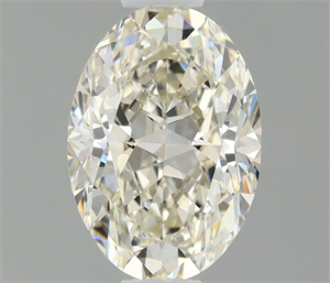 Picture of Natural Diamond 0.56 Carats, Oval with  Cut, I Color, VVS2 Clarity and Certified by IGI